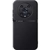 Kepuch Cover per Honor Magic 4 Pro - Custodia Case Piastra Metallica Incorporata Litchi Grano - Nero