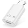 Bioonis Adattatore audio da Lightning a USB C per cuffie, USB C maschio a femmina, convertitore per cuffie, supporto ricarica/audio/microfoni per iPhone 17/17 Pro/16/16 Plus16/Pro Max/15/15 Pro Max, i Pad