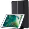 Generic Custodia compatibile con iPad 10,2 pollici 2021/2020/2019, per iPad di 9a/8a/7a generazione con guscio posteriore trasparente trasparente, custodia auto sleep/wake, nera