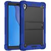 Generic Per Lenovo Tab M10 HD 2nd Gen 10.1 pollice TB-X306 Tablet Case, PC TPU Dual Layer Ibrido, Costruito in Cavalletto, Bordo rialzato Fotocamera & Schermo Protezione Completa Antiurto Copertura Blu