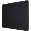 Silent Monsters Tappetino Mouse 36 x 25 cm nero, con Bordo Cucito, Durevoli, antiscivolo e silenzioso, gioco, ufficio, casa, lavabile, arrotolabile, Tappetini per il Gaming Mousepad