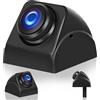 Inefala AHD Telecamera Retromarcia 1080P IP67 Impermeabile | Visione Notturna, 1280x720P, Rotante 360°, 6M Cavo, DC 12V, SUV Furgoni
