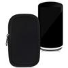 kwmobile Custodia Protettiva compatibile con Garmin Edge 1030/1030 Plus / 1000 - Astuccio in Neoprene Chiusura Zip - Soft Pouch per Bike GPS nero