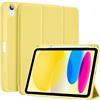 ProCase Cover iPad A16 11 Gen 11 Pollici 2025/iPad 10 Gen 10,9 Pollici 2022 | Custodia iPad (A3354 A3355 A3356 A2696 A2757 A2777) Auto Svegliati/Sonno con Portapenna -Giallo
