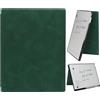 ZhaoCo Custodia per reMarkable Paper Pro Tablet da 11.8 Pollici Uscita 2024, Sottile e Leggera libro Folio Cover in Pelle PU con Portapenne Incorporato - Verde