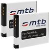 mtb more energy 2 batterie NB-8L per Canon PowerShot A2200, A3200 is, A3300 is, A3350 is... (vedi lista)