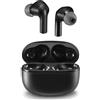 Motorola Sound - Auricolari Moto Buds 500 ANC True Wireless con cancellazione attiva del rumore, Fast Pair, 20 ore di riproduzione, resistenti all'acqua, ricarica USB-C, neri