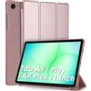 WD&CD Custodia Compatibile per Samsung Galaxy Tab A11 Plus / A9 Plus 11 Inch, Ultra Sottile PU leather Smart Pelle Cover con la Funzione Compatibile per Samsung Galaxy Tab A11 +/ A9+ 11 Inch, Oro Rosa