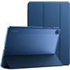 JETech Custodia per Samsung Galaxy Tab A9 Plus 11, Navy | Cover Retro Traslucido Sottile, Supporto Tri-Pieghevole, Auto Svegliati/Sonno, Antiurto