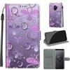 TOMYOU Cover per Samsung Galaxy S9 Plus, petalo | Antiurto Protettiva Portafoglio, Slot per Schede, Magnetica, Custodia in Pelle PU, Libro Flip,Funzione Stand