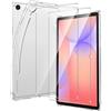 CONAPIKA Cover per Samsung Galaxy Tab S10 Lite con 2 Vetro Temperato, Flessibil AntiGraffio Custodia Protettiva TPU Retro Case con Angoli Rinforzati Ultra Leggera Trasparente Paraurti Cover