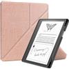 Kepuch Custer Cover per Kindle Scribe 2024 2022 / Redesigned Display 10.2,PU-Pelle Case Custodia - Rosso Oro