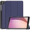 Kepuch Custer Cover per Lenovo Tab M8 4th TB-301FU TB-300FU,PU-Pelle Case Custodia - Blu