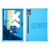 GIOPUEY Cover Compatibile con Lenovo Idea Tab PRO 12.7 - con Supporto - Custodia Protettiva in Silicone TPU Morbida Case - Blue