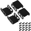 Mcclellanty Supporto Ventola Doppia Ventola per Radiatore Computer per Raffreddamento Scheda Video DIY Supporto 80MM/90MM/120MM/140MM (4 Pezzi)