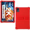 AKNICI Custodia Silicone per DOOGEE T20S / DOOGEE T20 Tablet 10.4 Pollici, Protettiva Cover con Supporto Integrato per DOOGEE T20S / DOOGEE T20 Tablet 10.4 Pollici, Rosso