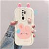 hdqICase Custodia Cartone Animato 3D Compatibile con OPPO A9 2020/A5 2020 | Cover TPU con Bordi Curvi Antiurto,con Simpatici Conigli,Rane e Orsi