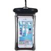 Generic Custodia impermeabile per telefono, custodia impermeabile per iPhone 15 14 13 12 11 Pro Max, anche per modelli sotto i 7 pollici, nero