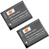 DSTE® Lot de 2 Batteries Li-ION Rechargeables DMW-BCN10 pour Lumix DMC-LF1 DMC-LF1K Lumix DMC-LF1W comme DMW-BCN10E DMW-BCN10PP