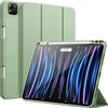 JETech Custodia per iPad Pro 11 4/3/2 (2022/2021/2020), Verde Matcha | Cover Protezione TPU Morbida, Porta Pencil, Supporto Tri-Pieghevole, Design Antiurto Leggero