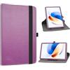 MAMA MOUTH Custodia per DOOGEE T30E,Slim girevole Smart 360 gradi di rotazione Case Custodia Protettiva Cover per DOOGEE Tab A9+ / A9pro+ / UMIDIGI G9 Tab 11 Pollici Tablet,Viola