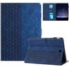 Generico DayQiQiPu Cover per Samsung Galaxy Tab S2 SM-T710/T713/T715/T719 (8,0 Pollici) Custodia Motivo a Cubi 3D in pelle PU Con e Auto Wake/Sleep Smart Cover Flip Supporto Guscio Protettiva, Blu
