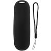 Sharainn Custodia per Telecomando, Copertura Protettiva per Telecomando TV Cover Antiscivolo in Silicone per Telecomando Sky Q TV (Nero)