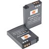 DSTE EN-EL12 Batteria di ricambio (2 pacchetti) Compatibile per Nikon Coolpix A900 P300 P310 P330 P340 S31 S70 S610 S620 S630 S640