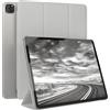 EAZY CASE - Coperchio di protezione per Apple iPad Pro 12,9 (2018/2020/2021/2022) Smart Cover Tablet Smartcase per alzarsi in piedi, con funzione di stand Sleep Wake Up, in pelle sintetica, Grigio