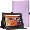 XunyLyee Custodia universale per tablet da 10 pollici da 10,1 pollici per tablet Android 16 15 da 11 pollici, copertura multi-angolo di visualizzazione con tasca per tablet da 9,6-11 pollici, lilla
