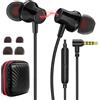 ASKUBSKU Cuffie con cavo per Redmi Note 13 Pro 12S 11 5G XiaoMi POCO X6 C85 C75 C65 | Stereo Magnetico Auricolari 3.5 MM Jack 90 Gradi Cuffie Microfono per Samsung A15 A14 A13 Galaxy A25 A23 Redmi 17C 13C Pad SE