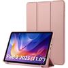 Simpeak Cover Compatibile per Xiaomi Redmi Pad 2 2025 (11.0''), Custodia in Pelle PU Compatibile con Xiaomi Redmi Pad 2 2025 11 Pollici Ultra-Sottile Folio Supporto Smart Cover (Oro rosa)