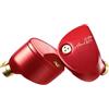 Moondrop ARIA 2 - Auricolari in-ear con cavo da 0,78 a 2 pin, connettori sostituibili, 3,5/4,4 mm, colore: Rosso