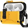 Generic XDcase - Custodia magnetica per AirPods Pro 2/1 con supporto (giallo)