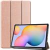 Kepuch Custer Cover per Samsung Galaxy Tab S6 Lite 2024 2022 2020 P620 P625 P627 P613 P619 P610 P615,PU-Pelle Case Custodia - Rosso Oro
