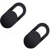 Generic [2 confezioni] Copertura per webcam, 0,1 cm, ultra sottile, per iPhone, iPad, MacBook Pro, computer, iMac, cellulare, PC, accessori per fotocamera, dispositivo di scorrimento, ideale per la privacy