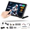 LUCKFOX 7 Inch QLED Touch Screen Monitor with 5-Point Capacitive Touch, Dual Speakers, Metal Stand for Raspberry Pi 5/4B/Zero, PC and RK3576