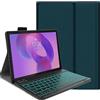 FKQLH Tastiera Custodia per Lenovo Yoga Tab 11,1 Pollici Tablet 2025, Italiana Layout Tastiera Retroilluminata Rimovibile Magnetic Wireless Bluetooth Cover con Supporto, Verde
