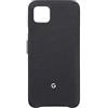 Google Pixel Case per Pixel 4 - Cover protettiva per telefono con tessuto su misura e compatibile con Active Edge - Cover ufficiale Google Pixel - solo nero