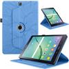 TEDTIKJT Cover per Samsung Galaxy Tab S2 9.7 2015 SM-T810/T815 Custodia Pelle PU 360 Ruotabile Flip Tablet Protettiva Cover con Supporto Protezione Custodia,Blu Albero