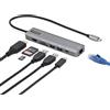 StarTech Mini Dock USB-C 7-in-1 HDMI 4K 60Hz, GbE, 2x USB 5Gbps, 100W PD | Hub USB 5Gbps, Cavo extra-lungo, Plug and play