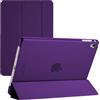 TechDealsUK Smart Case per iPad Pro 10.5 (2017) & Air 3 (2019) A2153, A2123, A2152, A1709, A1701, custodia magnetica con supporto e accensione e spegnimento automatico (viola)