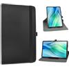 MAMA MOUTH Custodia girevole a 360°per Lenovo Xiaoxin Pad 2025 TB365FC 12.2 Pollici Tablet,Nero