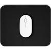 Generic Tappetino per mouse nero, 25 x 20 cm, bello e carino, struttura a prova di schizzi, bordo cucito, gomma antiscivolo, impermeabile