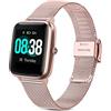 Issinlky VERYfitpro ID 205L Cinturino in acciaio inox 19mm per GRV FC1 IDW 15 ID205S ID205G ID215G ID216 YM205L Uwatch3 Ufit GT BV205L TE021 SW021 SW023 Smartwatch