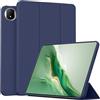 MGUEIAO Cover Compatibile con Honor MagicPad 2, Custodia in Pelle PU Ultrasottile con Supporto Trifold, Retro in TPU Morbido, Antiurto - Blue