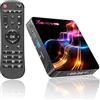 RUPA 8K Android TV Box 14.0, 2026 Ultimo TV Box Android RAM 4G ROM 64G Rockchip RK3528 WiFi6 Enternet 10/100M Bluetooth 5.0 HDR10 HDMI2.1 3D HD Smart TV Box Client di Streaming Multimediale PRO14 MAX
