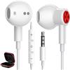 ACAGET Auricolari 3,5 MM Magnetici per Samsung Galaxy A06 A05s A15 A25 A14 | Cuffie in Ear Cuffie con Filo HiFi Stereo,Cuffie con Microfono e Controllo del Volume per per Redmi A3 14C 13C Note 14 13 12