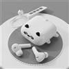 Ttbesmi - Auricolari True Wireless K1 per Bambini, Auricolari Bluetooth 5.3 per Ragazze con Custodia di Ricarga, Cuffie Kawaii per Scuola, Sport e Sonno, Compatibili iPhone e Android, Colore Panda