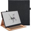 Vakarey Intelligente a Libro Cover per Boox Note Air6 C/Air 5C 10.3,Nero | Cover Tablet Antiurto,con Portapenna,Sveglia Automatica,con Supporto e Cinturino da Polso